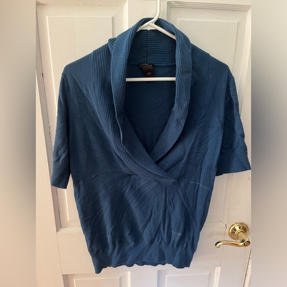 Dark blue shirt